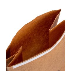 Крафт-пакет с круглым окном 10×6×20 см, с клеевым клапаном (1 слой), 70 г/м², бурый - фото 4