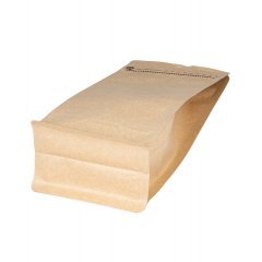 Пакет восьмишовный 11(+8)*25см, (светлая бумага), с плоским дном, с отрывным замком - фото 3