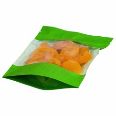 Крафт-пакет Дой-Пак 12×18,5 см, с окном, зеленый - фото 5