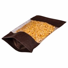 Крафт-пакет Дой-Пак 12×18,5 см, с окном, коричневый - фото 2