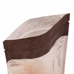 Крафт-пакет Дой-Пак 12×18,5 см, с окном, коричневый - фото 4