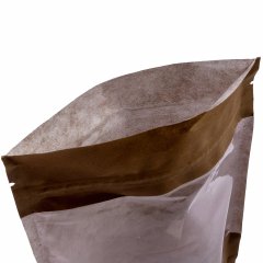 Крафт пакет Дой-Пак 12×18,5 см, с окном 10 см, светло-коричневый - фото 5