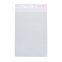 Полипропиленовые пакеты 30*40см(+5см), с клапаном и скотчем, 100 шт./уп.