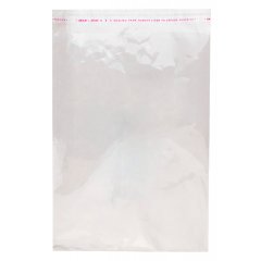 Пакет БОПП 18*25см, 25мкм, с клапаном и скотчем