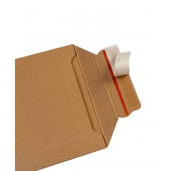 Конверт из картона 17,5×25 см, А5, с клеевым клапаном, коричневый - фото 4