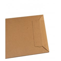 Конверт из картона 21,5×27 см, А5+, с клеевым клапаном, коричневый - фото 3