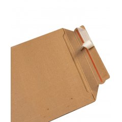 Конверт из картона 25×35,3 см, А4+, с клеевым клапаном, коричневый - фото 4