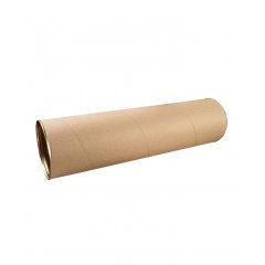 Картонный тубус с жестяной крышкой, 9,2x35 см - фото 2