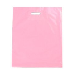 Пакет ВУР 40*50см(+3см), 60мкм, ПВД, розовый