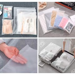 Пакет слайдер 20*30см, 70 мкм, EVA, матовый, с бегунком - фото 9